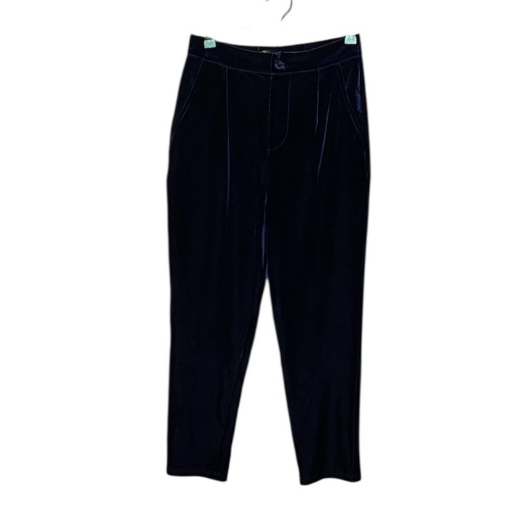Allegra K dark blue velvet pants Size Small